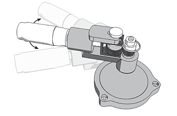 Rotating ring stretcher handle